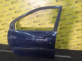 дверь передняя левая Renault Scenic 1 поколение 1998, 1.9 л., F9Q 716, дизель, МКПП, синий, минивэн, передний привод