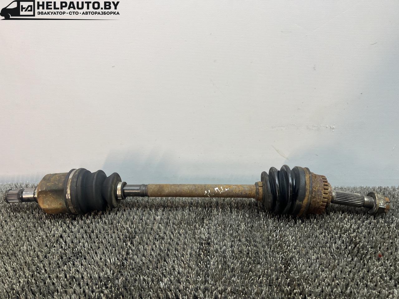 полуось передняя левая (приводной вал, ШРУС) Hyundai Coupe RD 1998, 2.0 л., бензин, МКПП, бордовый, купе, передний привод - фото №1