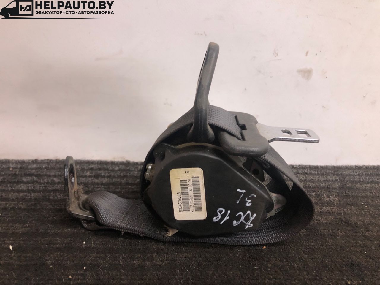 ремень безопасности Dodge Caliber 1 поколение 2008, 1.8 л., бензин, МКПП, красный, хетчбэк 5 дв., передний привод - фото №1