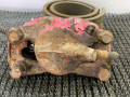 суппорт передний правый Mitsubishi Lancer 7 поколение 1996, 2.0 л., дизель, МКПП, белый, универсал, передний привод - фото №5