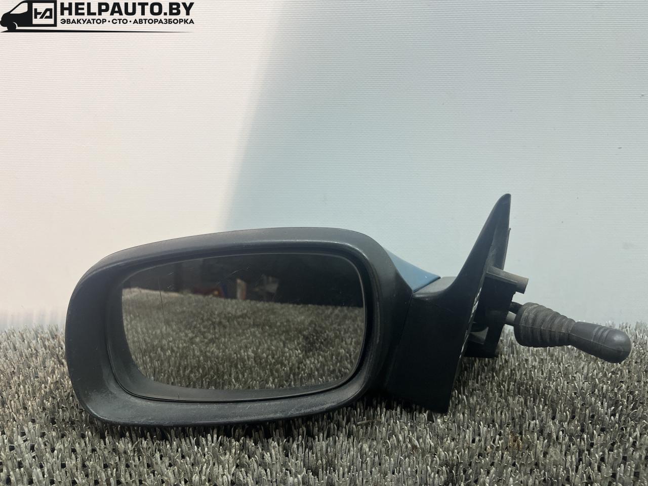 зеркало наружное левое Opel Astra F 1994, 1.7 л., дизель, 5МКПП, зелёный, хетчбэк 5 дв., передний привод, 0510411 - фото №1