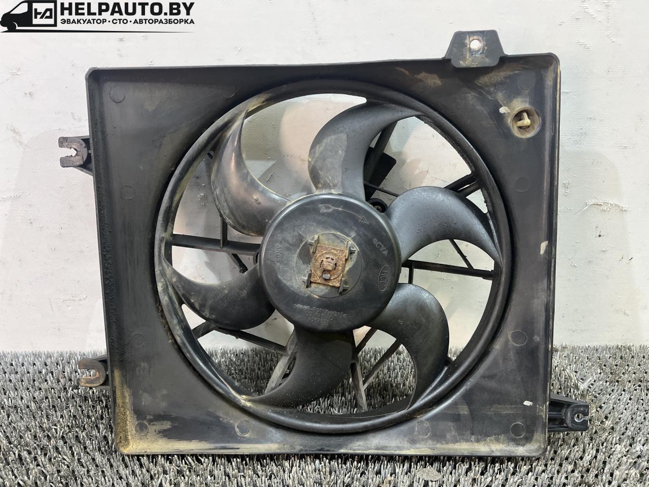 вентилятор радиатора Hyundai Coupe RD 1998, 2.0 л., бензин, МКПП, бордовый, купе, передний привод, 4569631 - фото №1