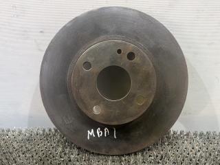 диск тормозной передний Mazda 323F BA 1996, 1.8 л., BP, бензин, МКПП, серебристый, хетчбэк 5 дв.