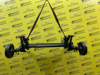 балка подвески задняя Citroen Berlingo 1 поколение (M59) [рестайлинг] 2005, 1.6 л., NFU (TU5JP4), бензин, 5МКПП, серебро, фургон, передний привод