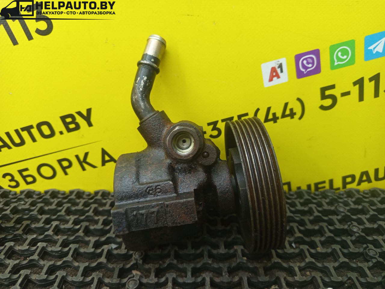 насос гидроусилителя руля Citroen Jumper 1 поколение 1998, 2.5 л., THX (DJ5TED), дизель, МКПП, белый, микроавтобус - фото №1