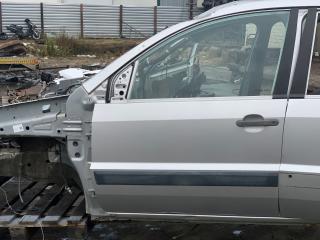 дверь передняя левая Ford Fusion 1 поколение [рестайлинг] 2009, 1.4 л., FXJA, бензин, 5МКПП, серебристый, хетчбэк 5 дв., передний привод