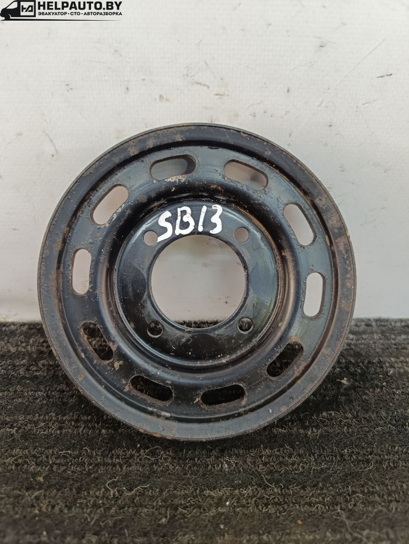 шкив помпы Suzuki Baleno 1 поколение 1998, 1.3 л., i, G13BB, бензин, МКПП, серебристый, седан, передний привод - фото №1