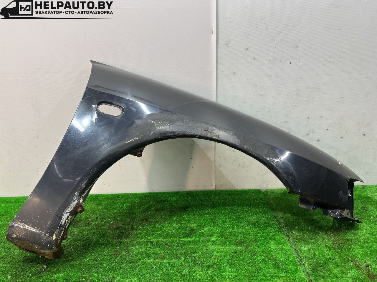 крыло переднее правое Mitsubishi Mirage 5 поколение 2002, 1.5 л., бензин, АКПП, чёрный, купе, передний привод - фото №1