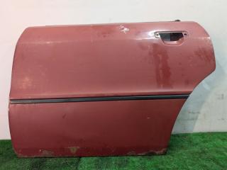 дверь задняя левая Audi 80 B3 1990, 1.6 л., PP, бензин, МКПП, оранжевый, седан, передний привод