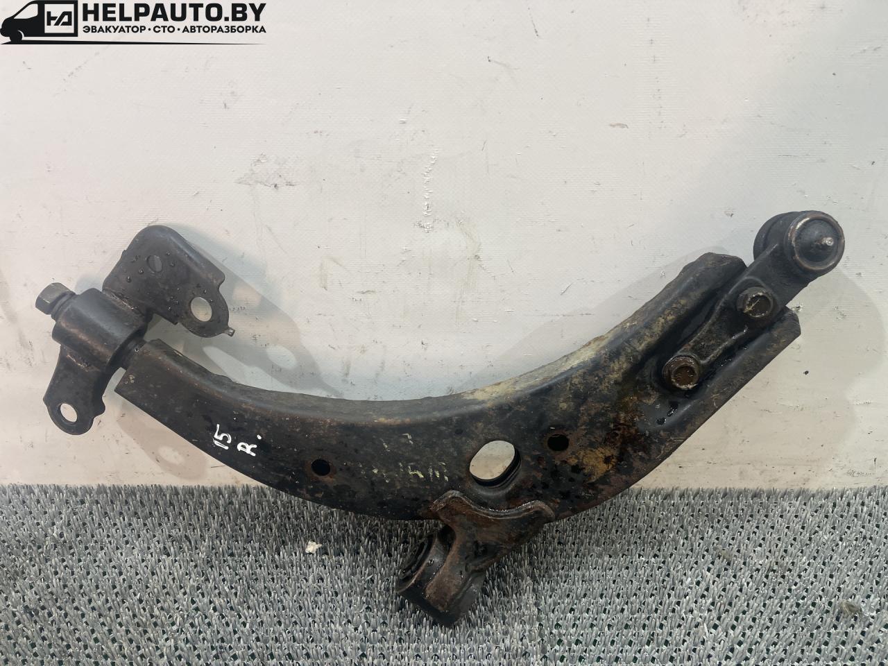 рычаг передний правый Kia Shuma 1 поколение 1999, 1.5 л., бензин, МКПП, красный, хетчбэк 5 дв., передний привод - фото №1