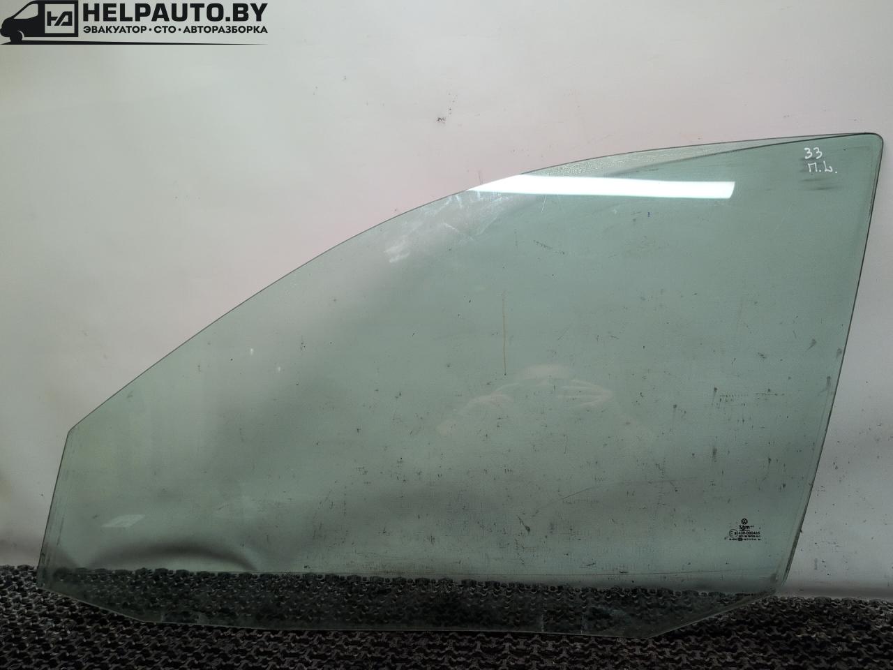 стекло двери передней левой Volkswagen Jetta 4 поколение 2001, 2.0 л., AQY, бензин, МКПП, синий, седан, передний привод, 43R-000465, DOT130TINTEDAS2 - фото №1
