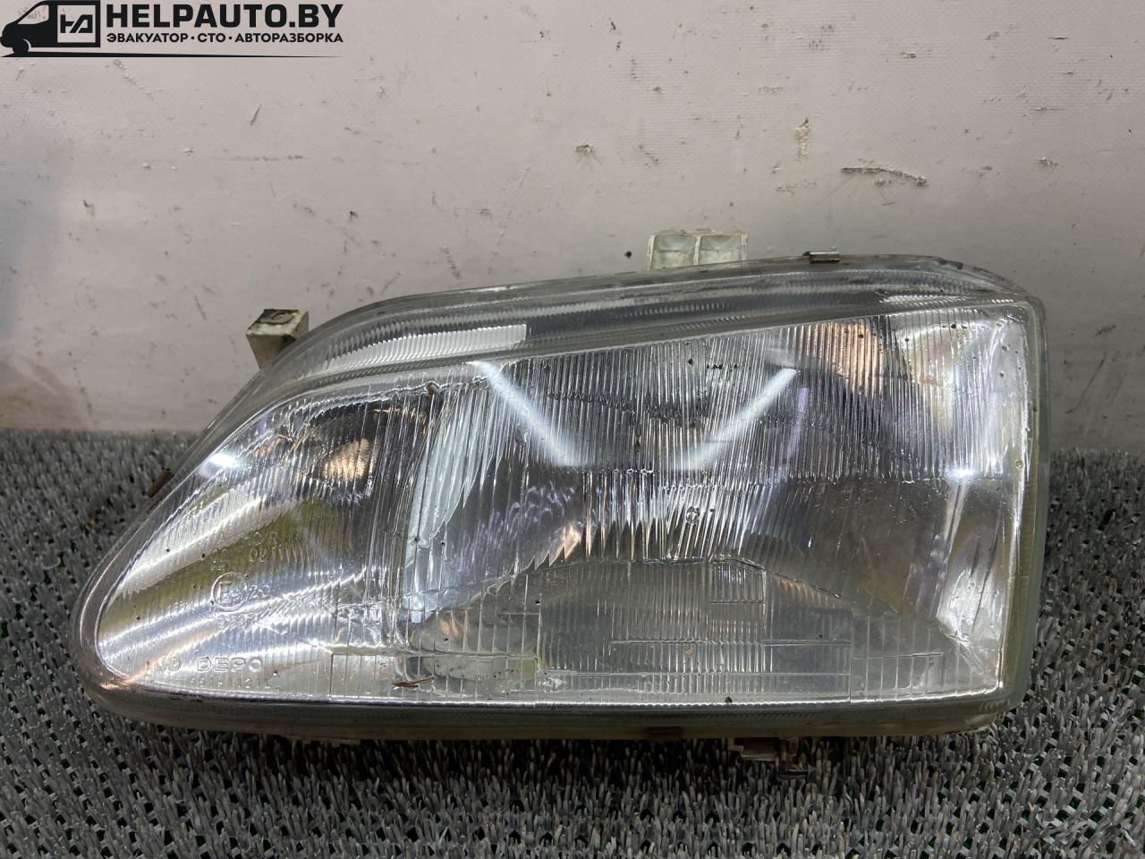 фара левая Renault Scenic 1 поколение 1997, 1.9 л., F8Q 786, дизель, МКПП, серый, передний привод, 08-551-1121L - фото №1