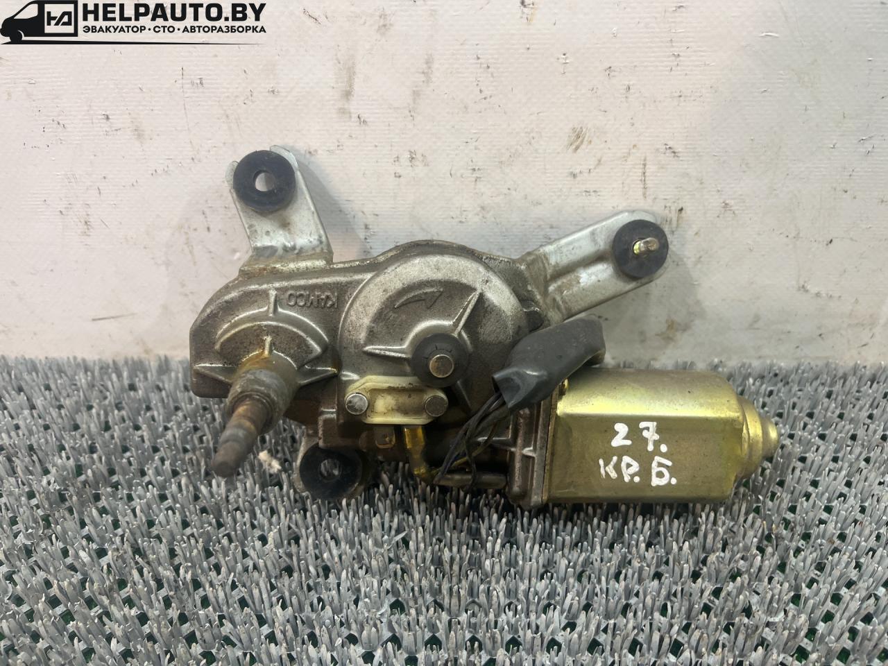 моторчик заднего стеклоочистителя (дворника) Hyundai Terracan 1 поколение 2003, 2.5 л., D4BH, дизель, АКПП, серебристый, внедорожник 5 дв., полный подключаемый привод, WR108SC, 98700-H1000 - фото №1