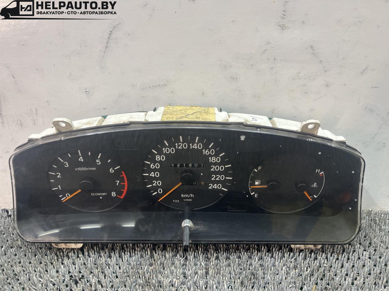 щиток приборов (приборная панель) Toyota Carina E 1 поколение T190 1995, 1.6 л., 4A-FE, бензин, МКПП, зелёный, хетчбэк 5 дв., передний привод, 81117855, 88458010 - фото №1