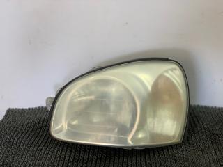 фара левая Hyundai Santa Fe 1 поколение (SM) 2001, 2.4 л., бензин, МКПП, черный, внедорожник 5 дв., передний привод