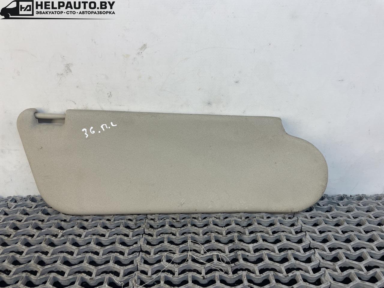 козырек солнцезащитный Opel Zafira 1 поколение (A) 2002, 2.2 л., дизель, 5МКПП, серебристый, минивэн, передний привод - фото №1