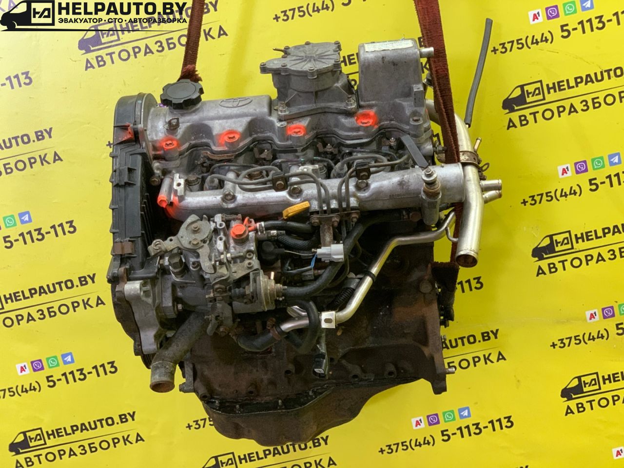 ТНВД Toyota Carina E 1 поколение T190 1995, 2.0 л., 2C, дизель, МКПП, хетчбэк 5 дв., 22100-6D390 - фото №1