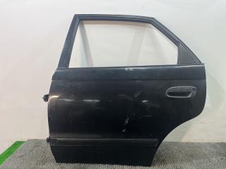 дверь задняя левая Toyota Carina E 1 поколение T190 1995, 1.6 л., 4A-FE, бензин, МКПП, зелёный, хетчбэк 5 дв., передний привод
