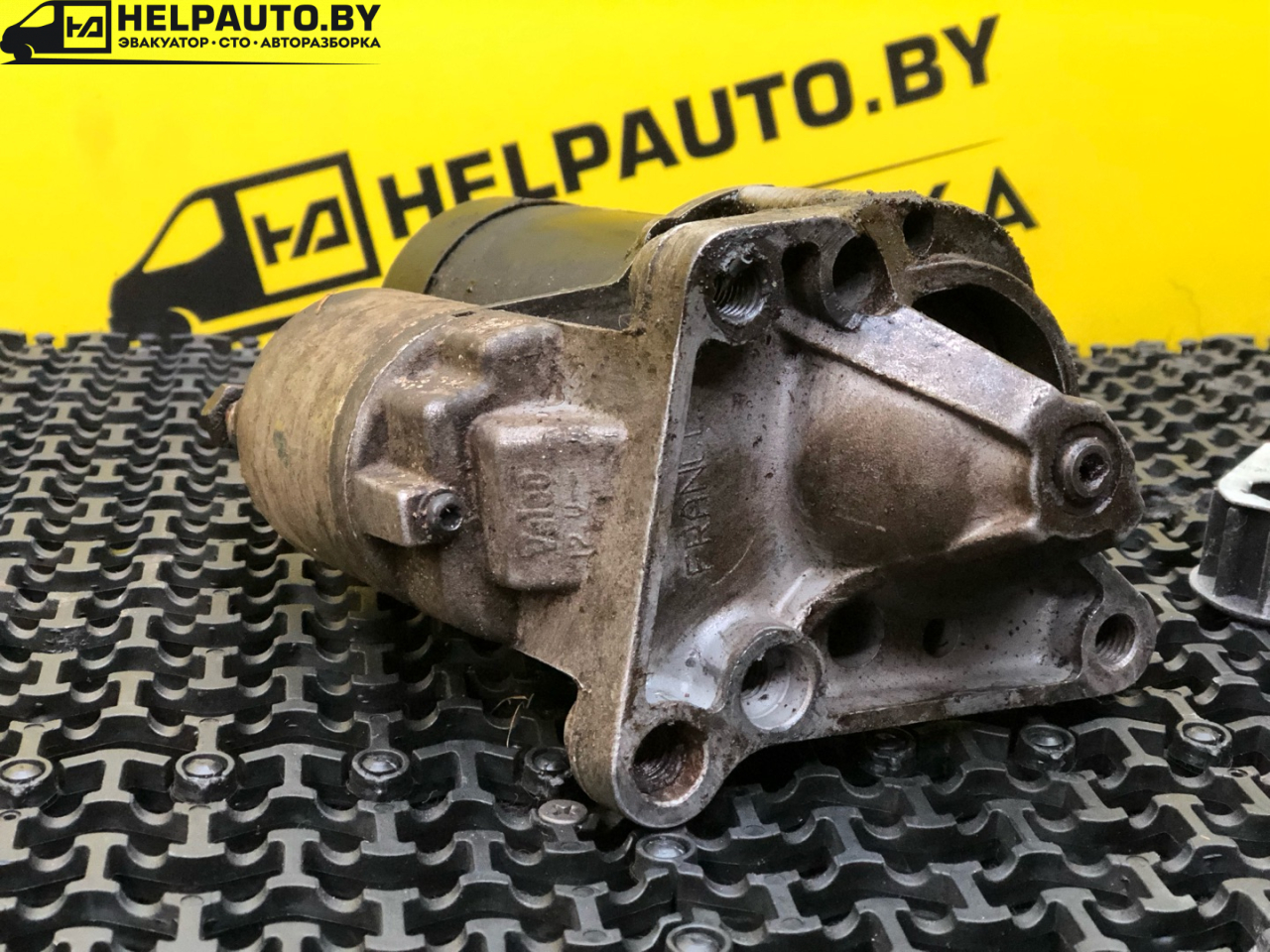 стартер Renault Scenic 1 поколение 1998, 1.9 л., F9Q 716, дизель, МКПП, синий, минивэн, передний привод - фото №1