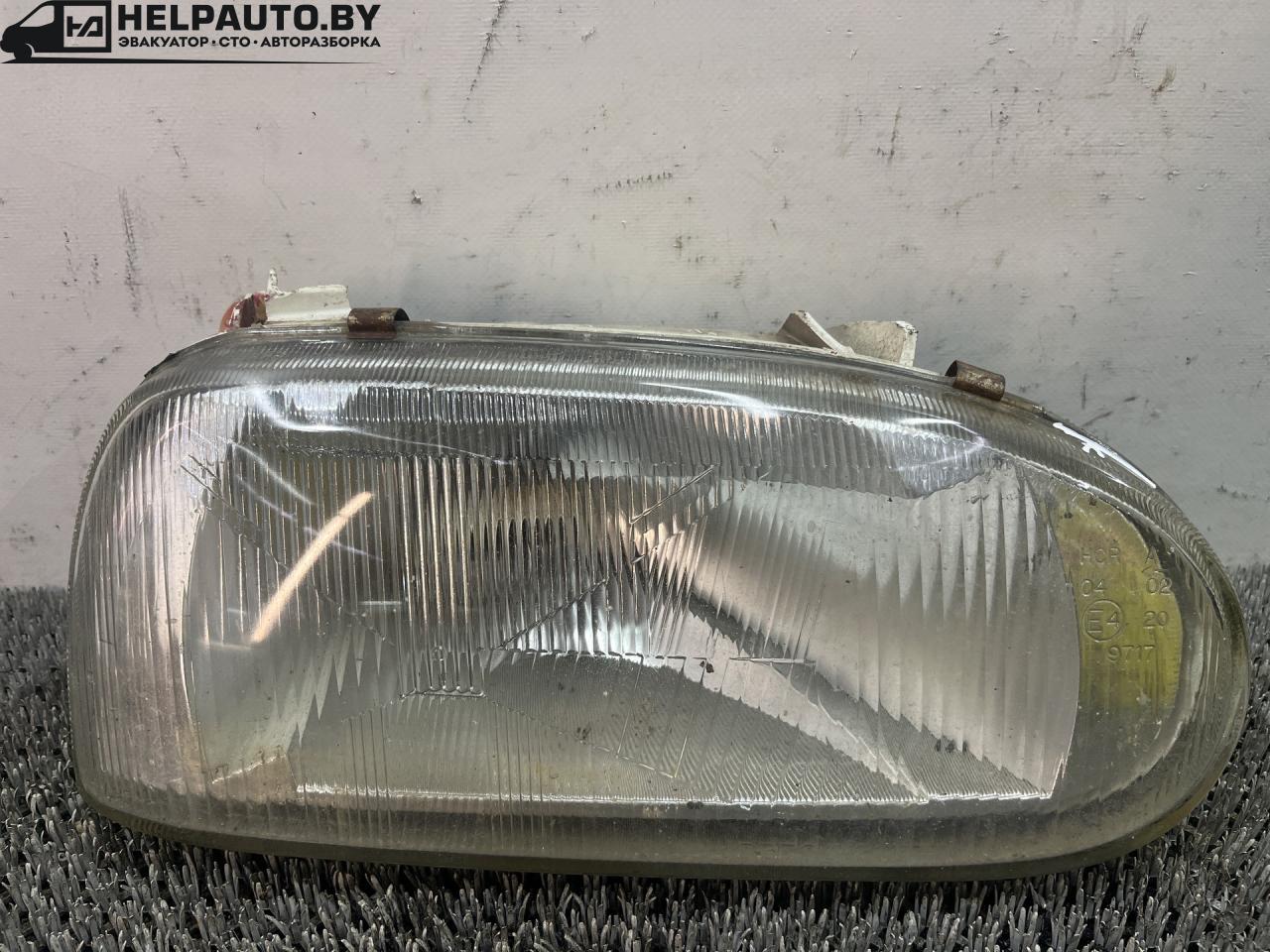 фара правая Volkswagen Golf 3 поколение 1995, 1.9 л., AEY, дизель, МКПП, белый, универсал, передний привод, 138862-00 - фото №1