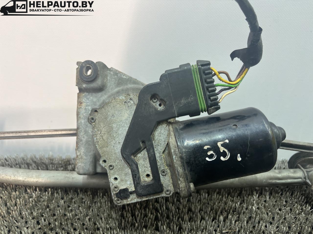 моторчик передних стеклоочистителей (дворников) Opel Astra F 1994, 1.7 л., дизель, 5МКПП, зелёный, хетчбэк 5 дв., передний привод, 403.865, 90341903 - фото №1