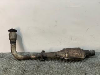 труба приемная глушителя Renault Scenic 1 поколение 1997, 1.9 л., F8Q 786, дизель, МКПП, серый, передний привод