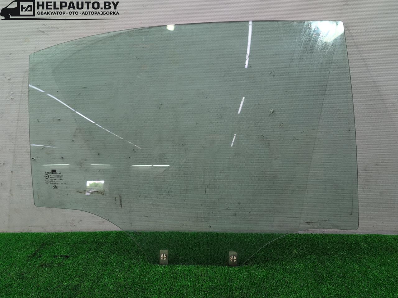 стекло двери задней правой Daewoo Evanda 1 поколение V200 2003, 2.0 л., i, X 20 SED, бензин, МКПП, берюзовый, седан, передний привод, 43R-00107, DOT184AS2M421 - фото №1