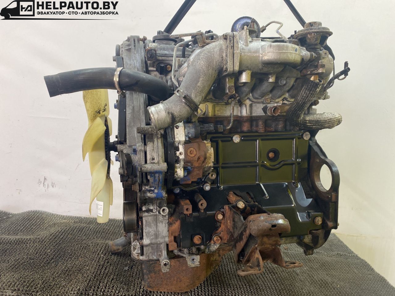 патрубок радиатора Kia Sorento 1 поколение 2003, 2.5 л., D4CB, дизель, МКПП, внедорожник 5 дв. - фото №1