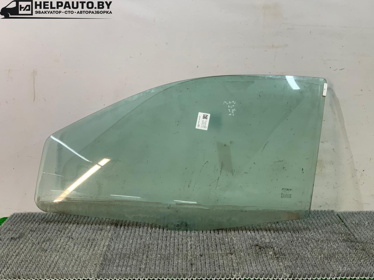 стекло двери передней левой Fiat Punto 2 поколение 2002, 1.8 л., 188 A6.000, бензин, МКПП, серый, хетчбэк 3 дв., передний привод - фото №1
