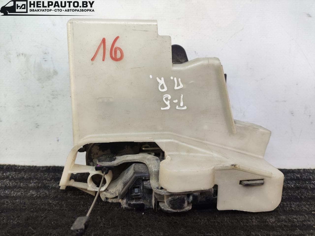 замок двери передней правой Volkswagen Transporter T5 (2003 - 2009), 7H0837350A - фото №1