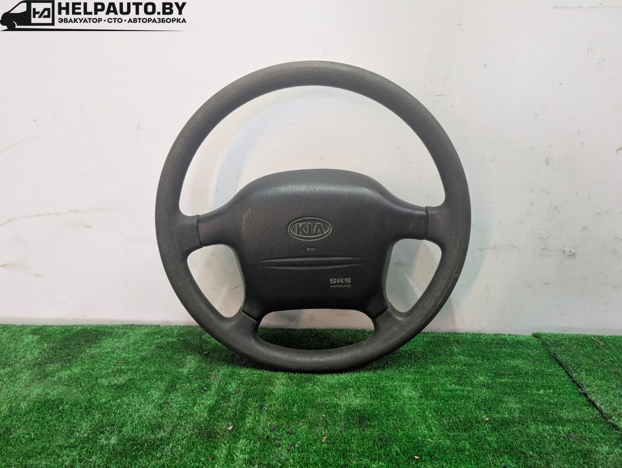 подушка безопасности водителя Kia Joice 1 поколение 1999, 2.0 л., G4CP, бензин, МКПП, зелёный, минивэн, передний привод - фото №1