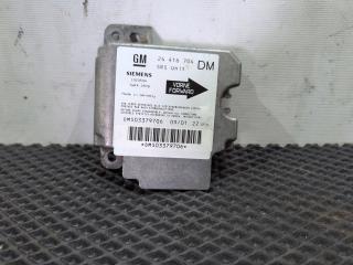 блок AirBag Opel Zafira 1 поколение (A) 2000, 2.0 л., Y 20 DTH, дизель, МКПП, синий металлик, минивэн, передний привод, 24416704, 1923594
