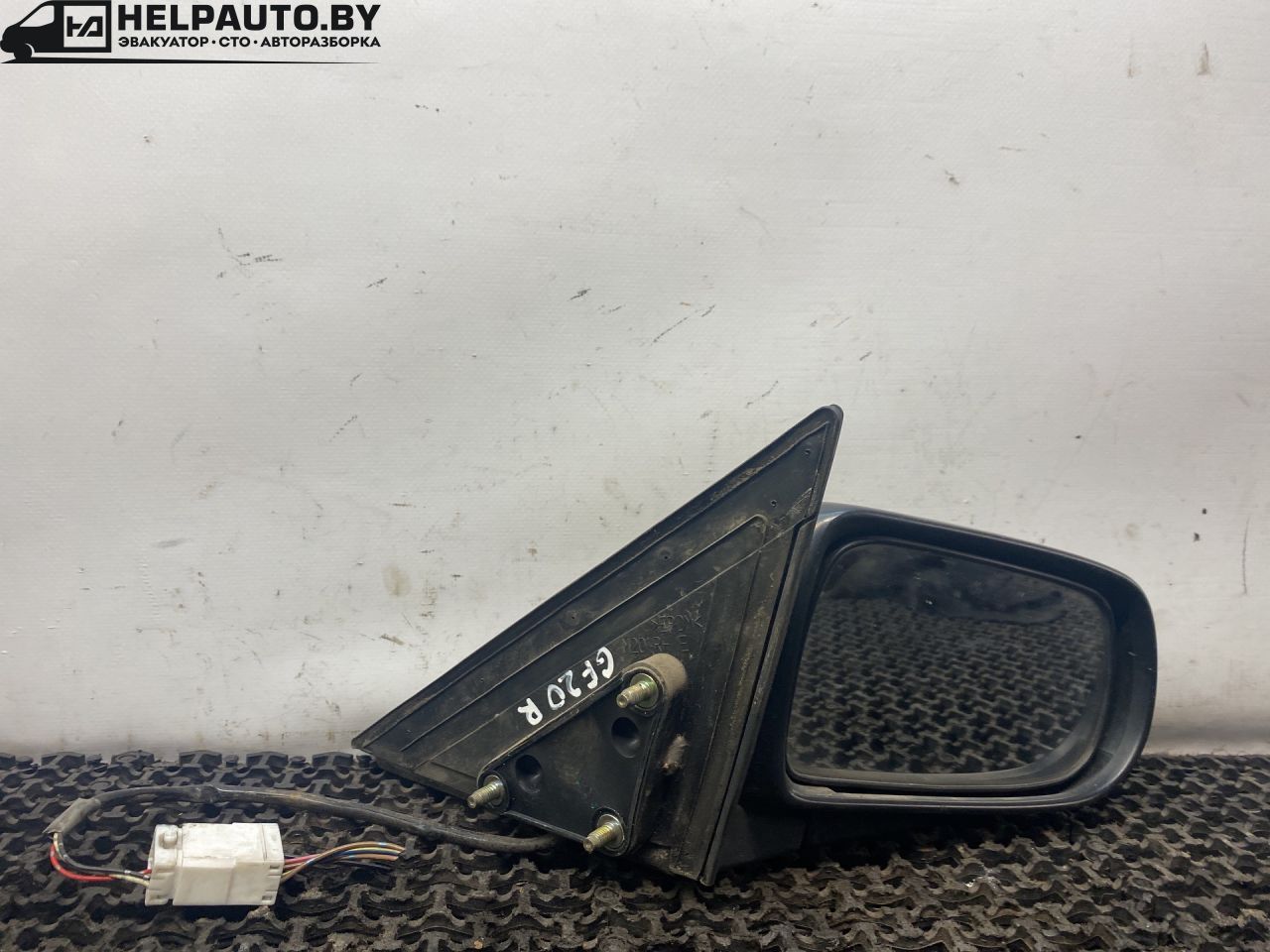 зеркало наружное правое Mazda 626 GF 1997, 2.0 л., дизель, МКПП, зелёный, хетчбэк 5 дв., передний привод - фото №1