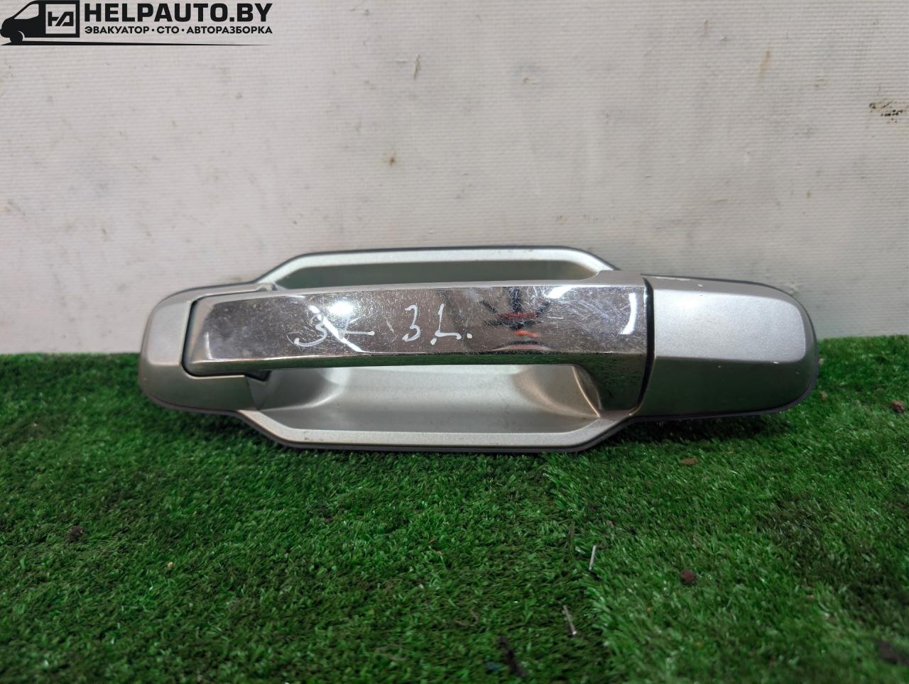 ручка наружная задняя левая Kia Sorento 1 поколение 2006, 2.5 л., D4CB, дизель, МКПП, серебристый, внедорожник 5 дв., полный подключаемый привод - фото №1