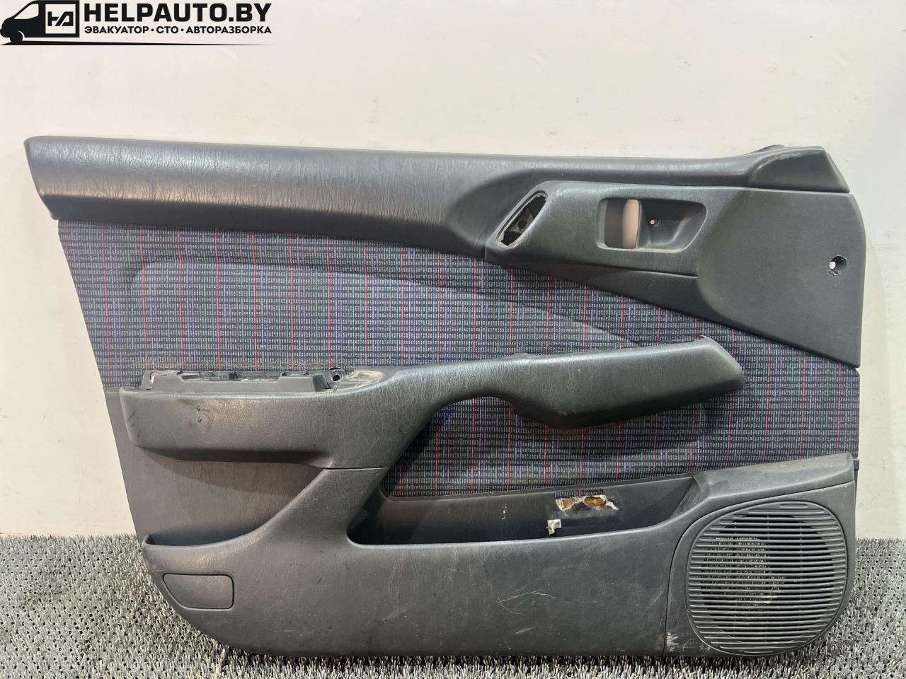 обшивка двери передняя левая Toyota Carina E 1 поколение T190 1995, 1.6 л., 4A-FE, бензин, МКПП, зелёный, хетчбэк 5 дв., передний привод, 190995 - фото №1