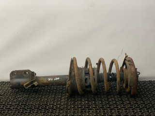 стойка передняя правая Renault Megane 1 поколение 1996, 1.6 л., K7M 702, бензин, МКПП, синий, купе, передний привод