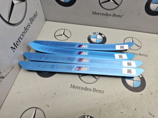 комплект накладок на пороги (внутренние) BMW XM G09 2023, 4.4 л., бензин, c5y, полный привод, 8069271, 8072244, 8072243