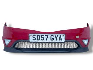 бампер передний Honda Civic 8 поколение 2007, 1.8 л., R18A2, бензин, 6МКПП, milano red / r81, хетчбэк 3 дв., передний привод, правый руль