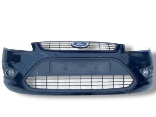 бампер передний Ford Focus 2 поколение [рестайлинг] 2009, 1.6 л., HWDA, бензин, 5МКПП, panther black / g8, хетчбэк 5 дв., передний привод, правый руль