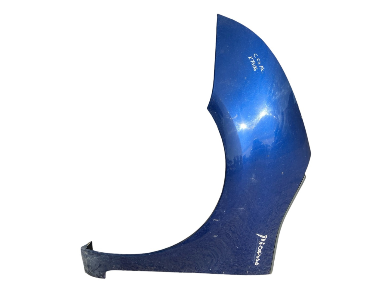 крыло переднее левое Citroen C4 Picasso 1 поколение 2008, 2.0 л., RHJ (DW10BTED4), дизель, робот, bleu oriental / kpu, минивэн, передний привод, правый руль, 9652990880 - фото №1
