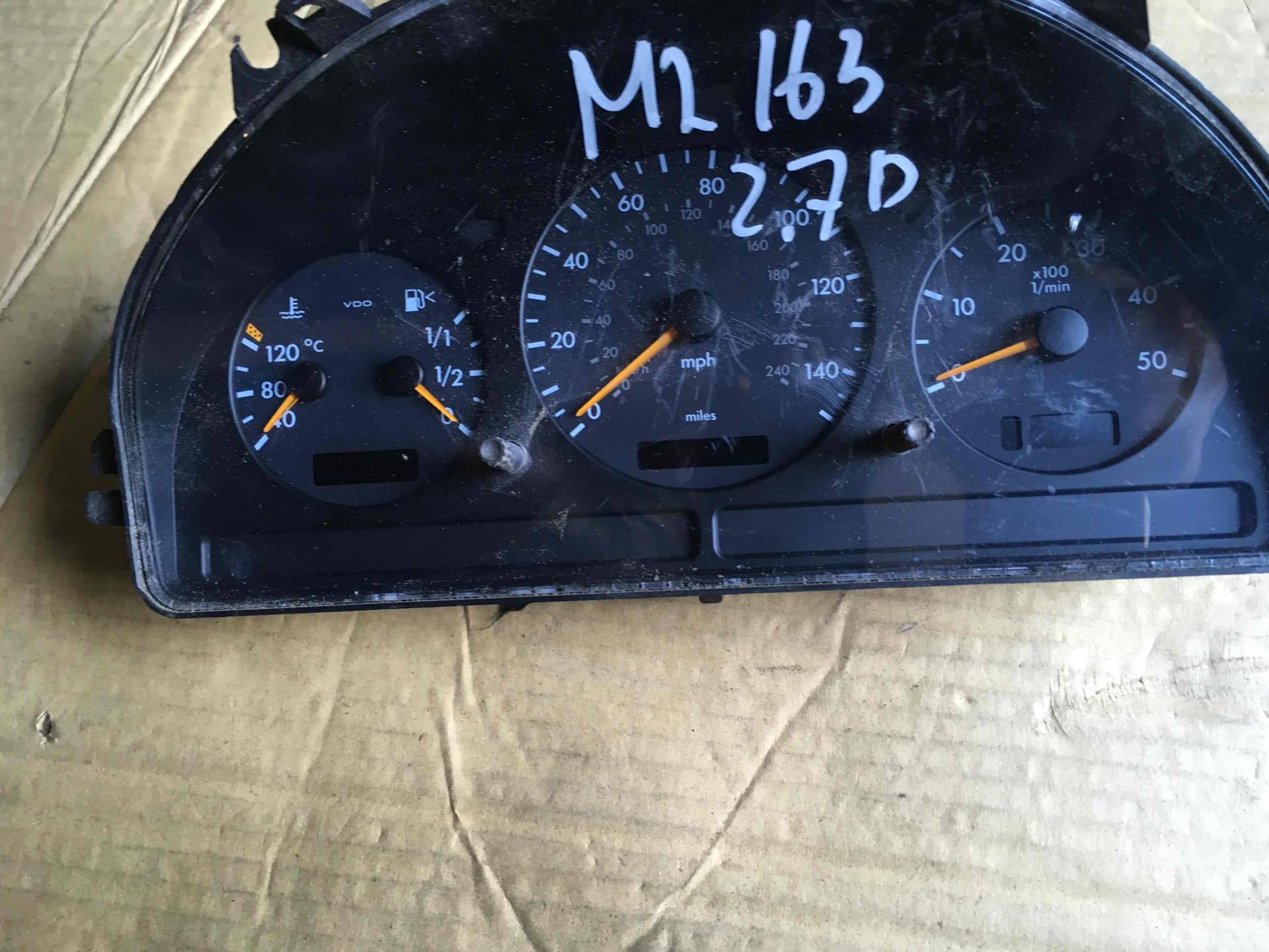 Панель приборов (щиток) Mercedes-Benz M W163