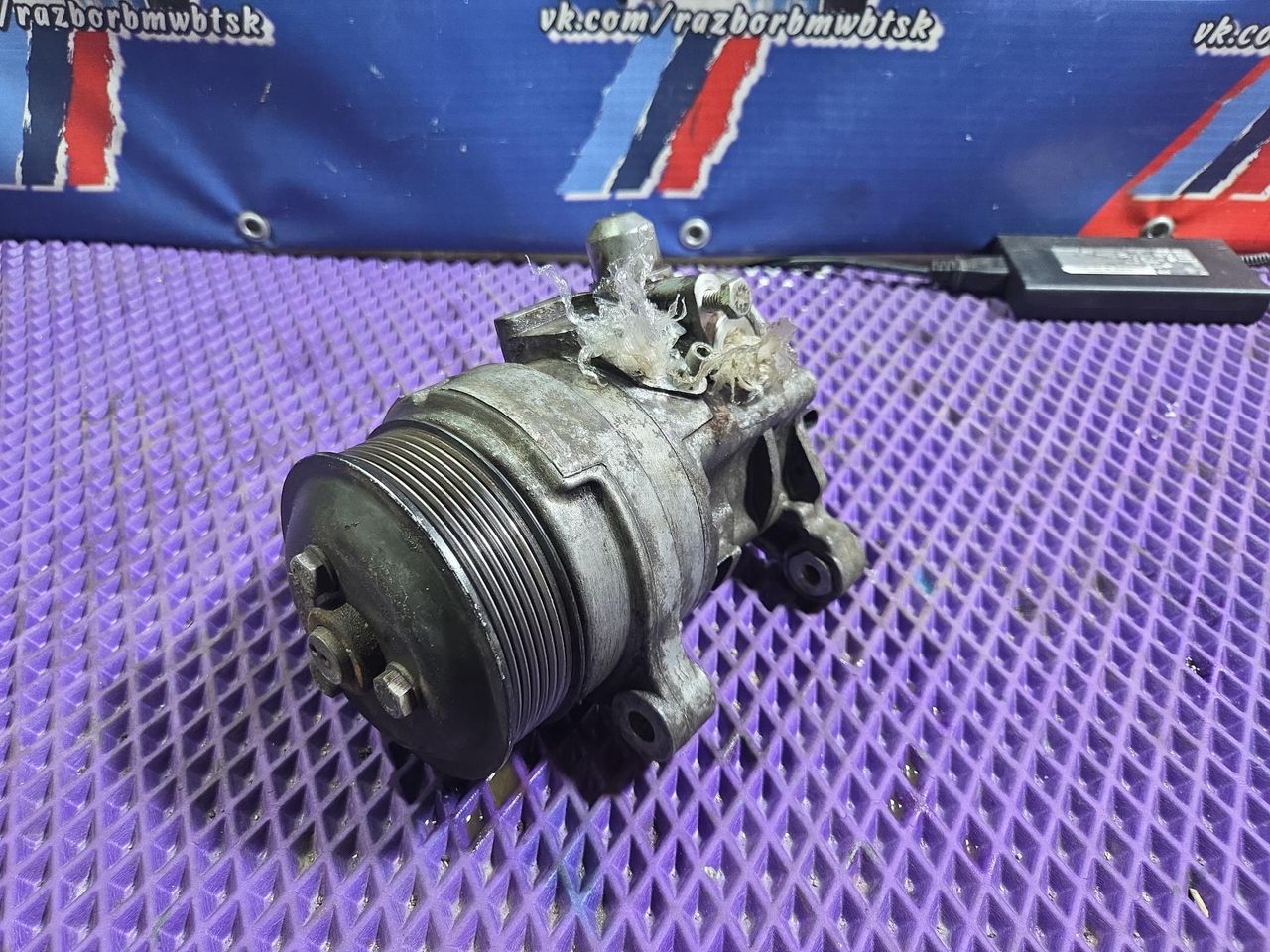 насос гидроусилителя руля BMW X6 E71/E72 E71 2010, 4.4 л., N63 B44 A, бензин, АКПП, чёрный, внедорожник 5 дв., полный привод, 6787348 - фото №1