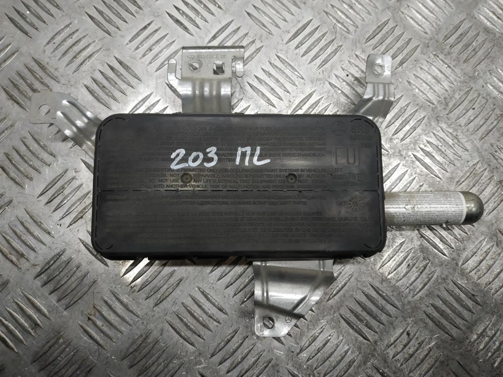 подушка безопасности дверная Mercedes-Benz C-Класс W203/S203/CL203 CL203 2003, 2.2 л., CDi, OM 611.962, дизель, 6МКПП, синий, хетчбэк 3 дв., задний привод, правый руль, A2038602505, A2038603305
