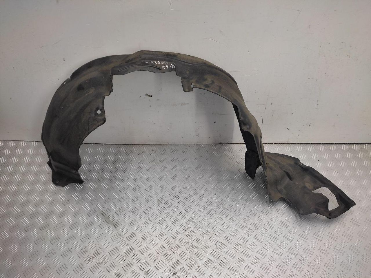 защита арок передняя левая (подкрылок) Lexus RX 1 поколение XU10 2001, 3.0 л., VVT-i, 1MZ-FE, бензин, АКПП, grayish blue / 8p6, внедорожник 5 дв., полный привод, правый руль, 5387648030