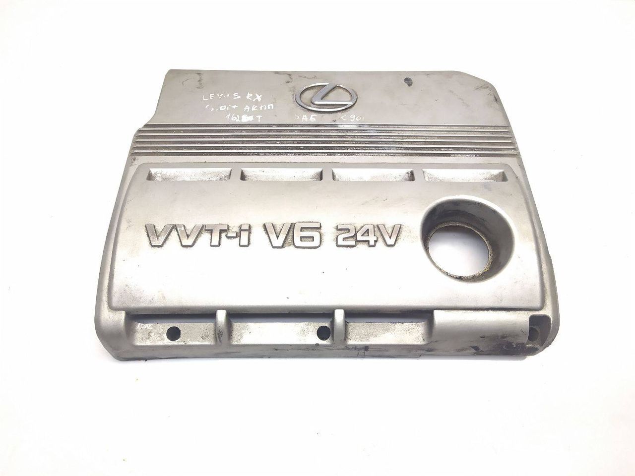 декоративная крышка двигателя Lexus RX 2 поколение XU30 2003, 3.0 л., VVT-i, 1MZ-FE, бензин, АКПП, silver / 1c0, внедорожник 5 дв., полный привод, правый руль