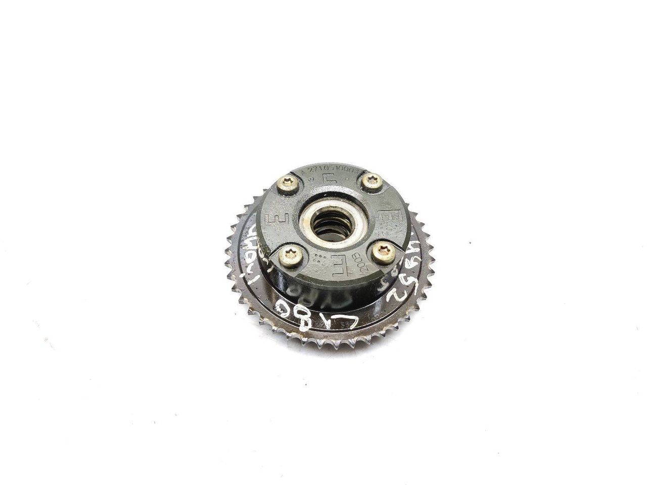шкив распредвала Mercedes-Benz C-Класс W203/S203/CL203 CL203 2003, 1.8 л., Kompr, M 271.946, бензин, 6МКПП, obsidianschwarz / 197, хетчбэк 3 дв., задний привод, правый руль, A2710510003 - фото №1