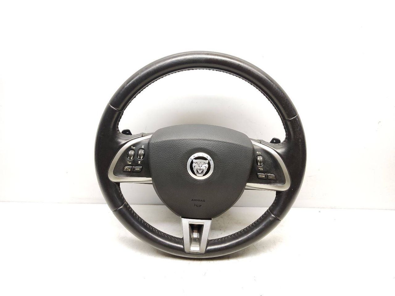 руль Jaguar XF 1 поколение [рестайлинг] 250 2012, 2.2 л., TD, 224DT, дизель, АКПП, polaris white / ner, седан, задний привод, правый руль, C2Z16103LEG, C2Z17877LEG