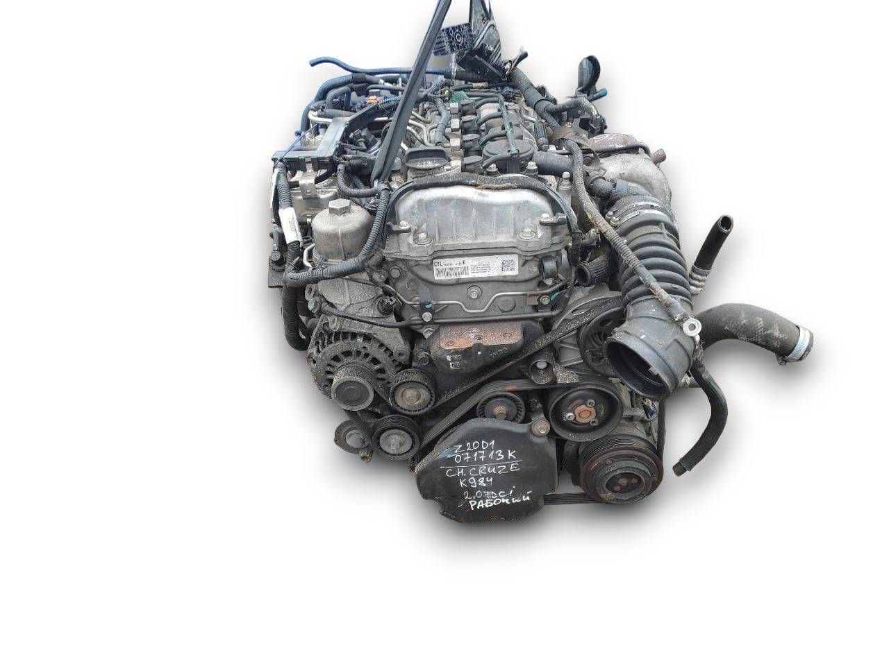 двигатель Chevrolet Cruze 1 поколение J305 2012, 2.0 л., VCDi, Z 20 D1, дизель, 6МКПП, pewter gray / gcv, хетчбэк 5 дв., передний привод, правый руль