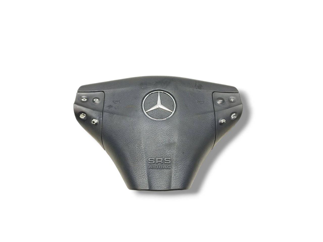 подушка безопасности водителя Mercedes-Benz C-Класс W203/S203/CL203 CL203 2003, 2.2 л., CDi, OM 611.962, дизель, АКПП, brillantsilber / 744, хетчбэк 3 дв., задний привод, правый руль, A2034602503, 2034602398