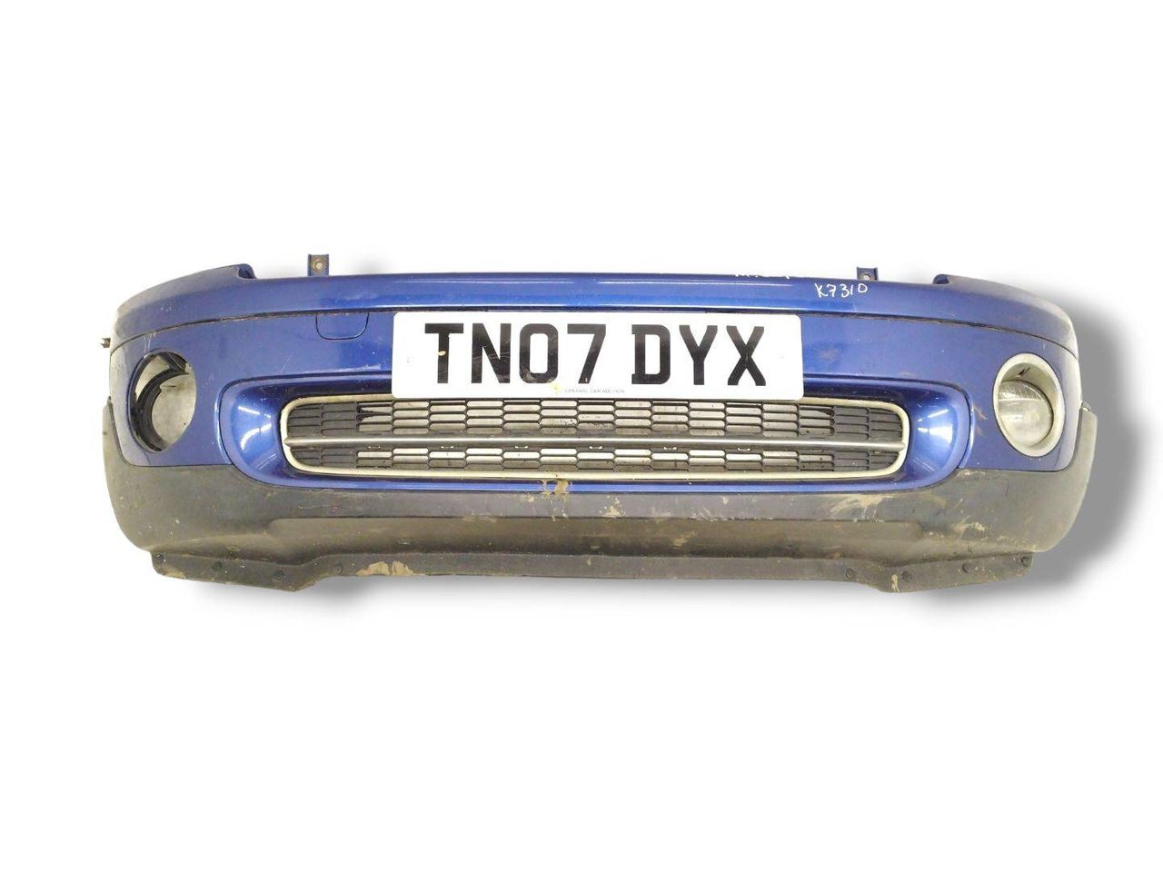 бампер передний Mini Cooper 2 поколение R56 2007, 1.4 л., i, N12 B14 A, бензин, 6МКПП, lightning blue / a63, хетчбэк 3 дв., передний привод, правый руль, 7147840